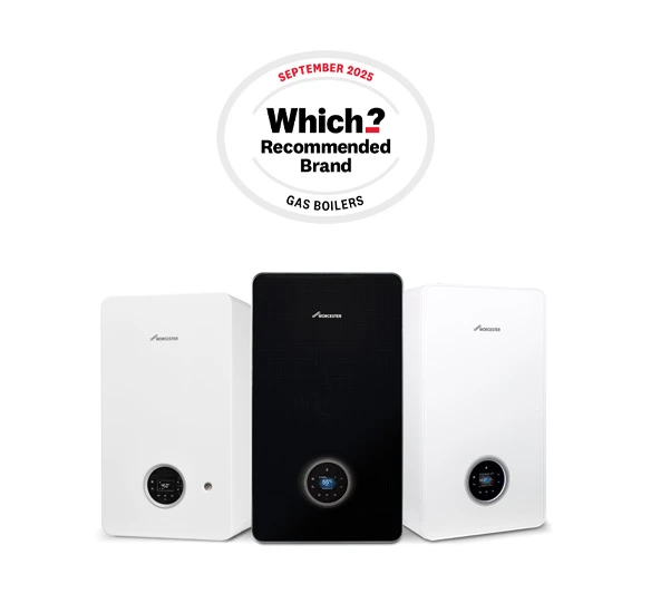 Worcester Bosch boilers with the new Which? sticker